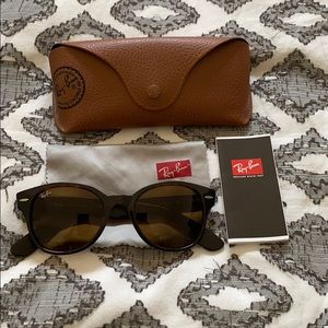 Rayban 4141 Brown Tortoise Wayfarer Sunglasses